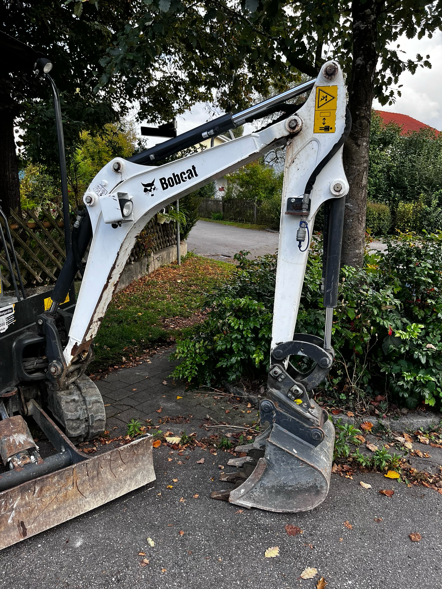 Minibagger Bobcat E17 zur Vermietung in Bad Aibling und im Landkreis Rosenheim